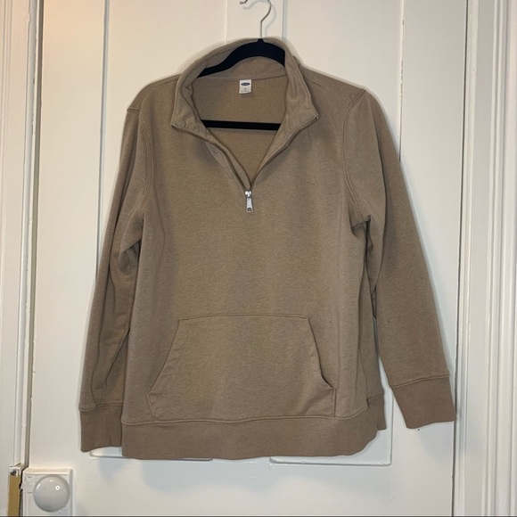 Old Navy Tops - Light Brown Half Zip